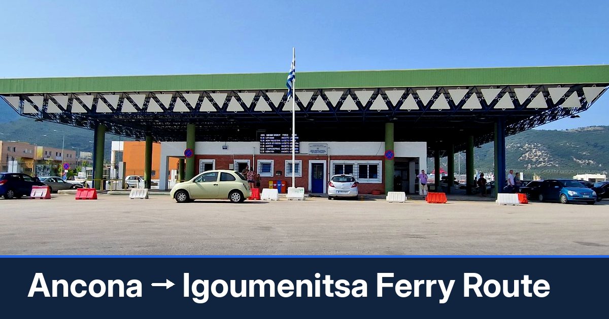 Ancona to Igoumenitsa ferry route summary