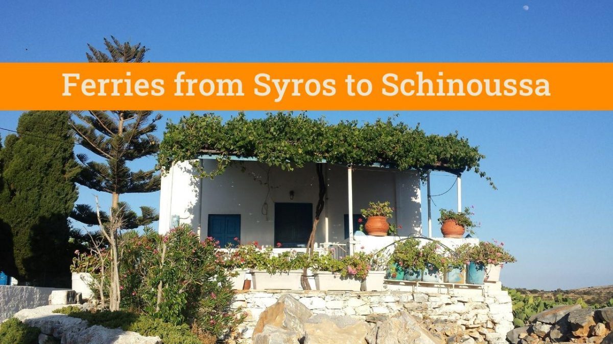 Ferry from Syros to Schinoussa