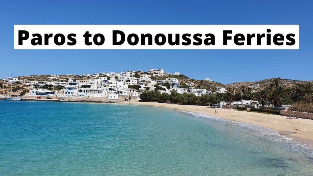 Ferry from Paros to Donoussa