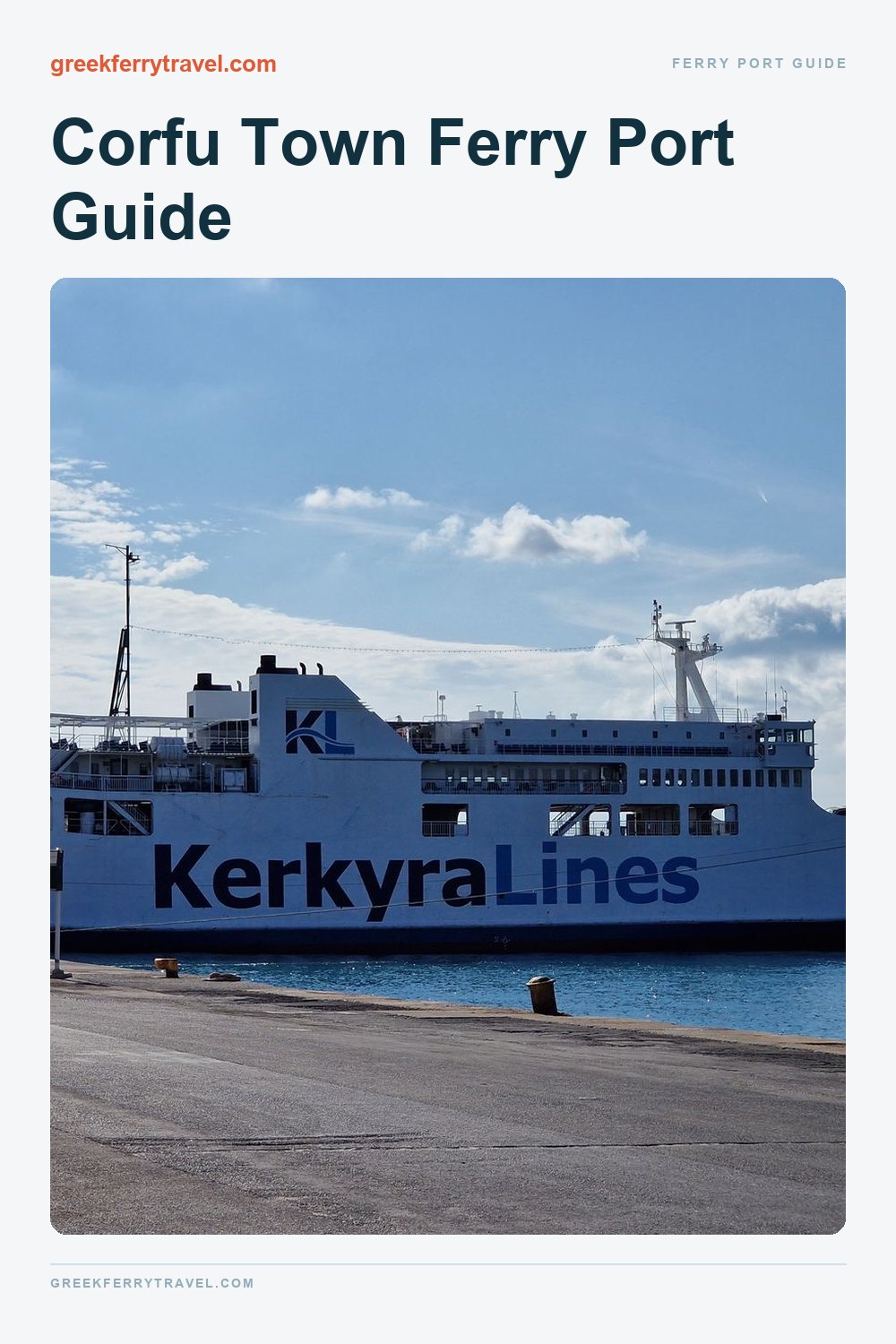 Corfu Town Ferry Port Guide (pin 1)