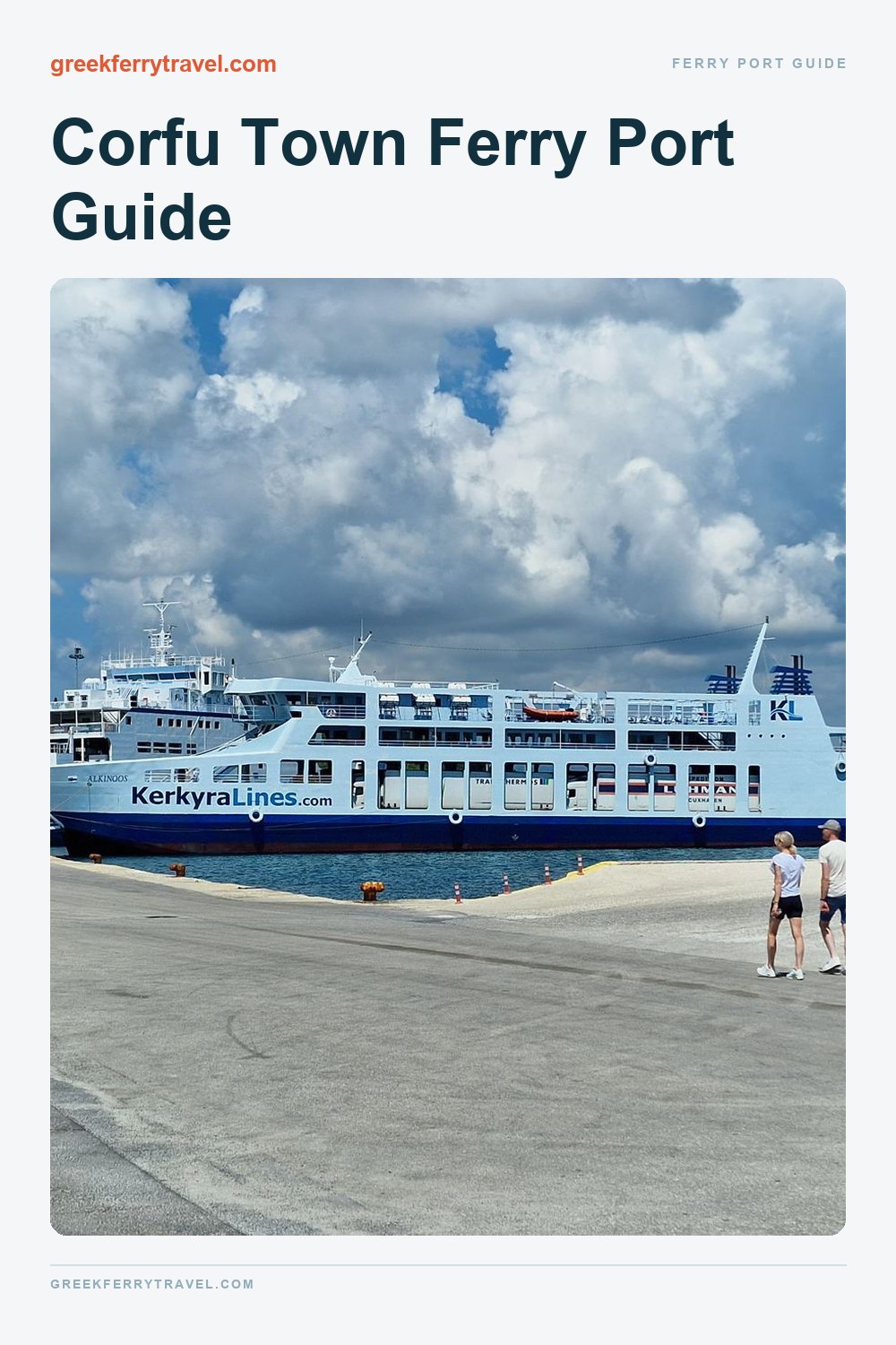 Corfu Town Ferry Port Guide (pin 2)