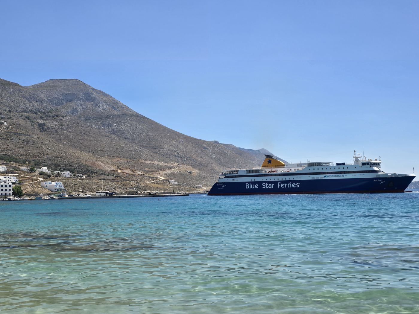 Egiali ferry port
