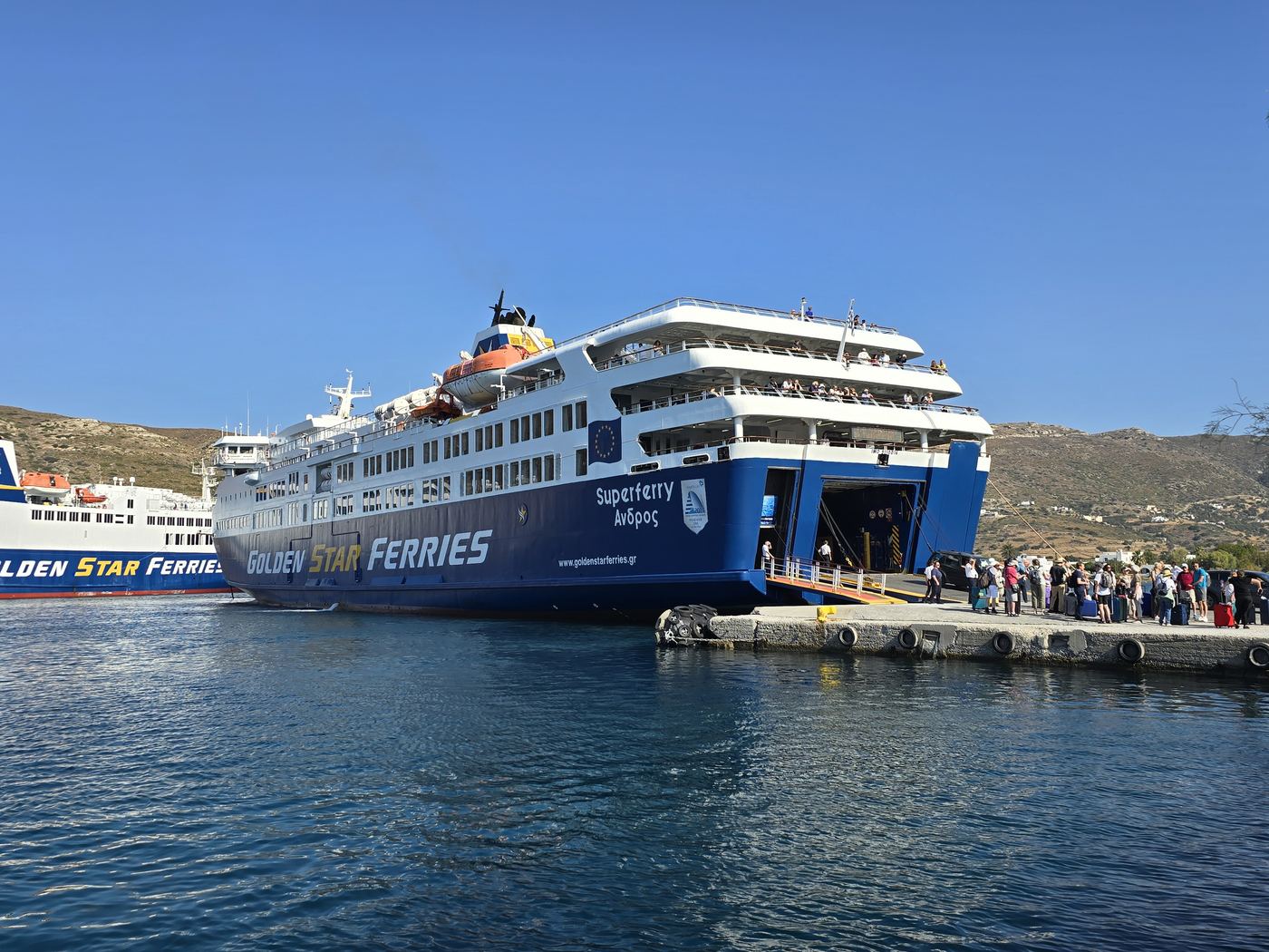 Gavrio, Andros ferry port