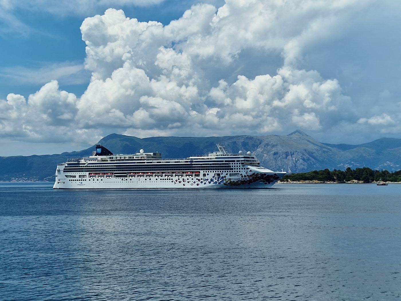 Corfu ferry port