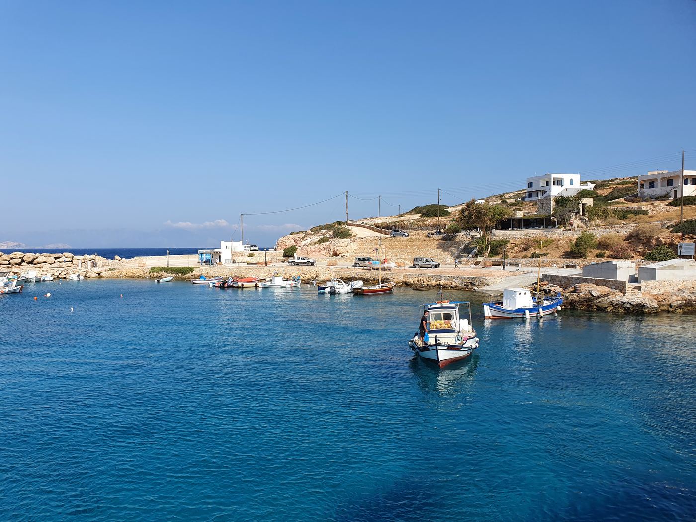 The coast at Donoussa in the Small Cyclades