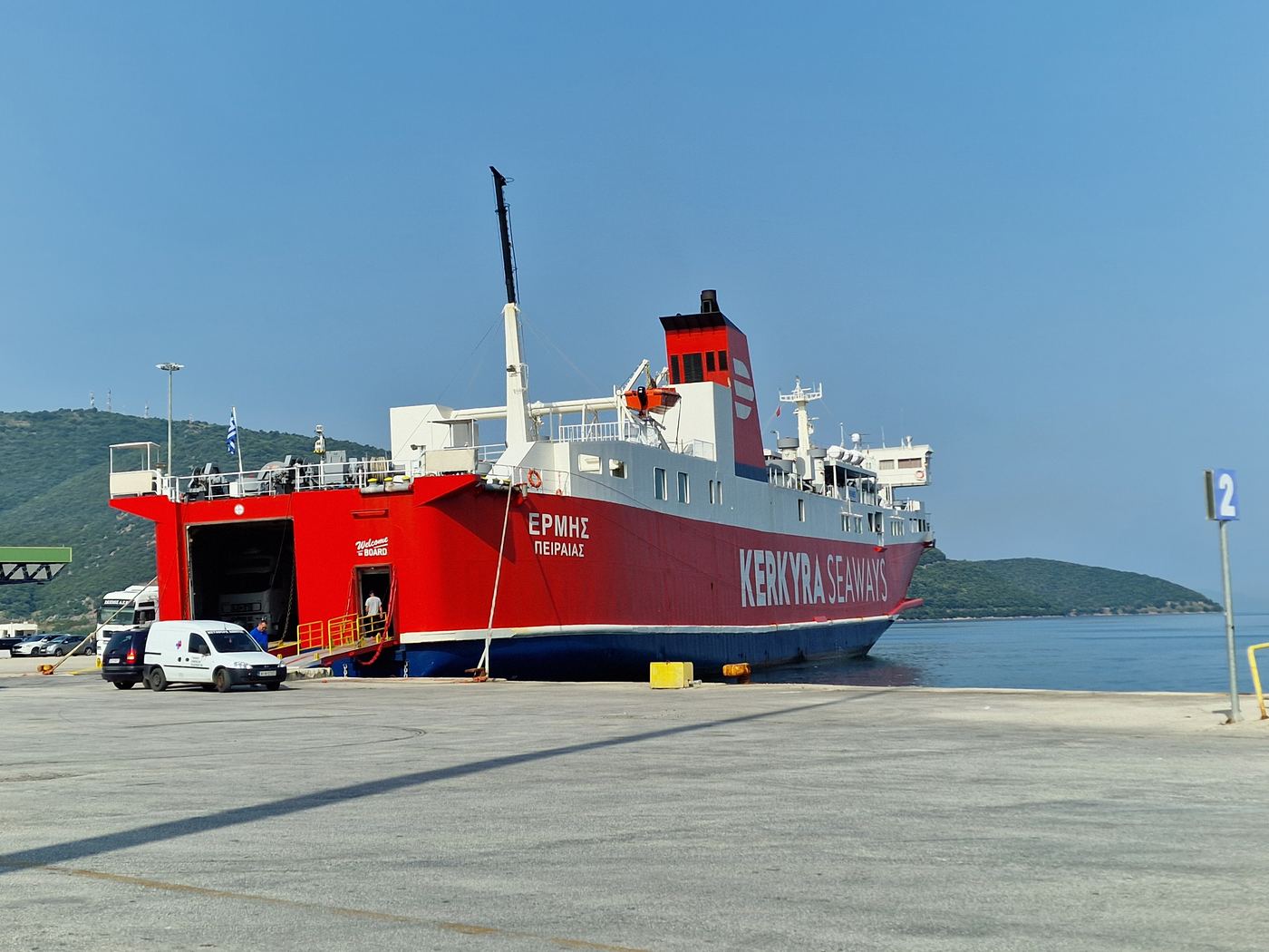 Ferry from Lefkimmi to Igoumenitsa