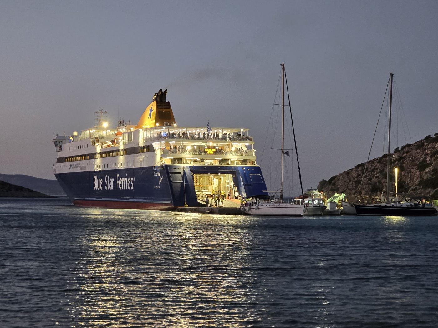 Heraklia ferry port