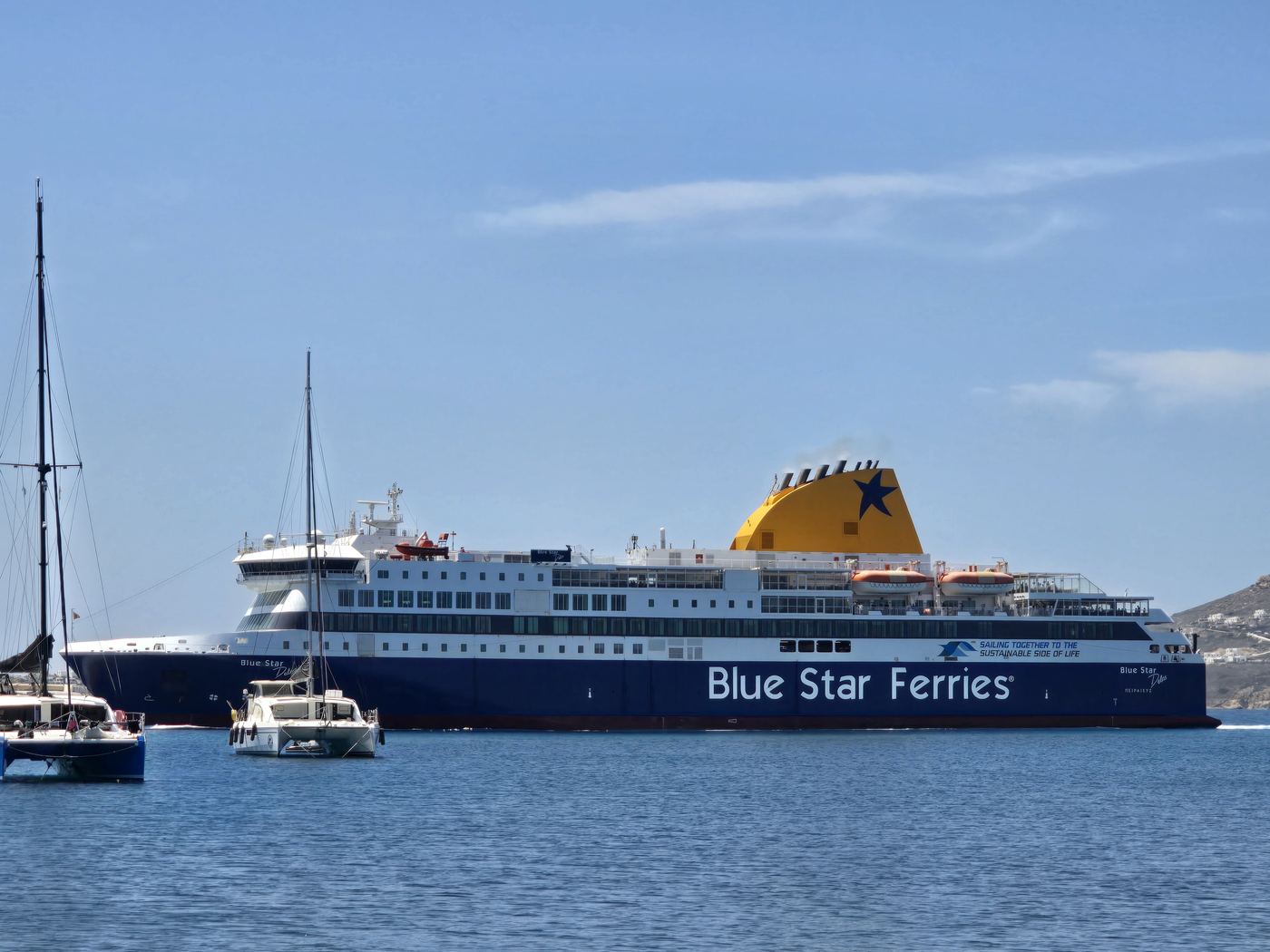 Naxos ferry port