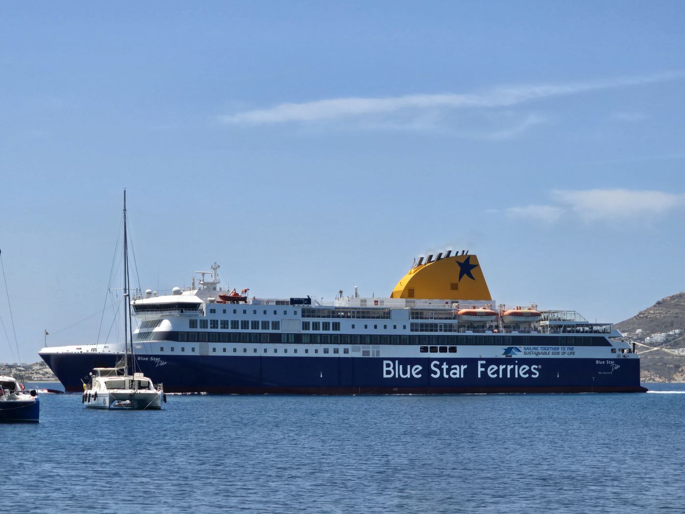 Naxos ferry port