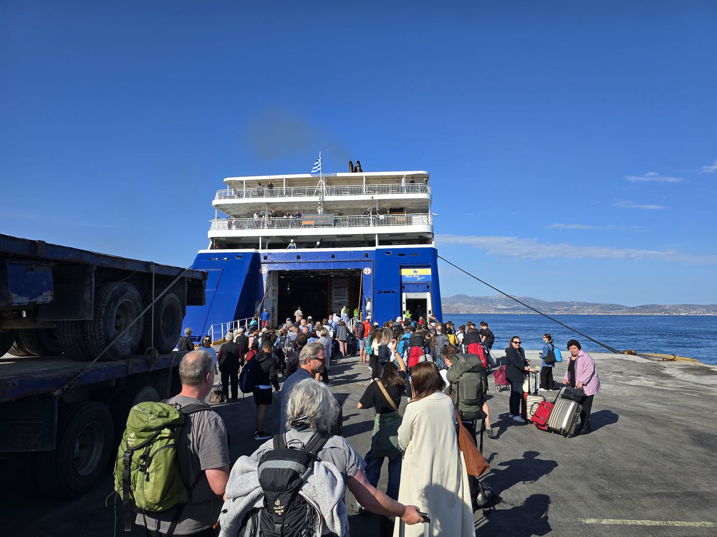 Naxos ferry port