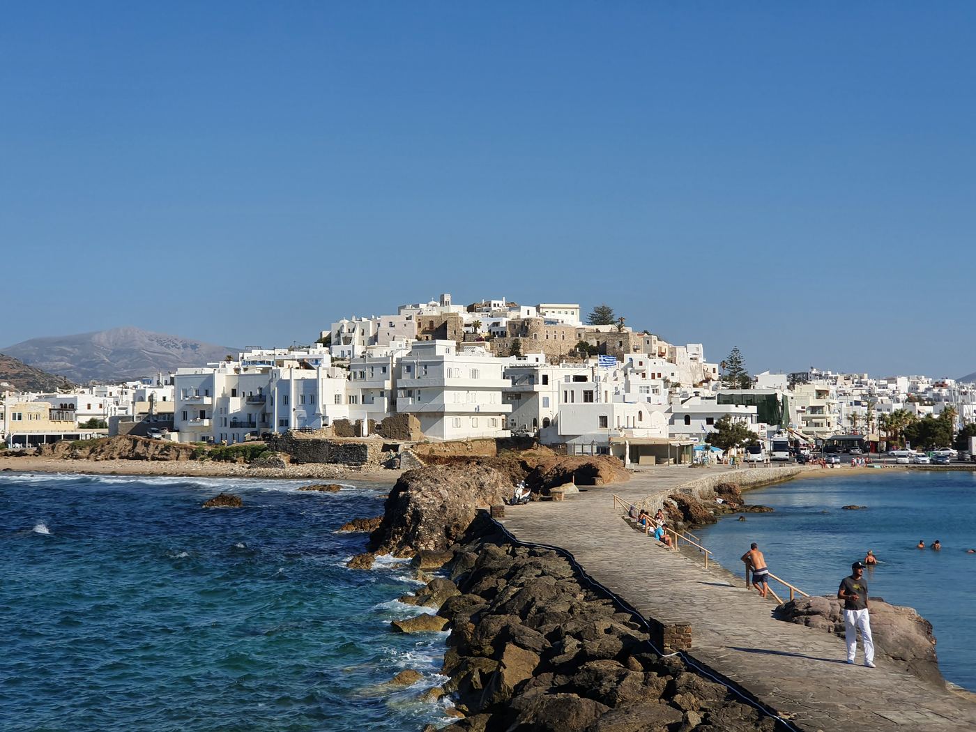 Naxos ferry port