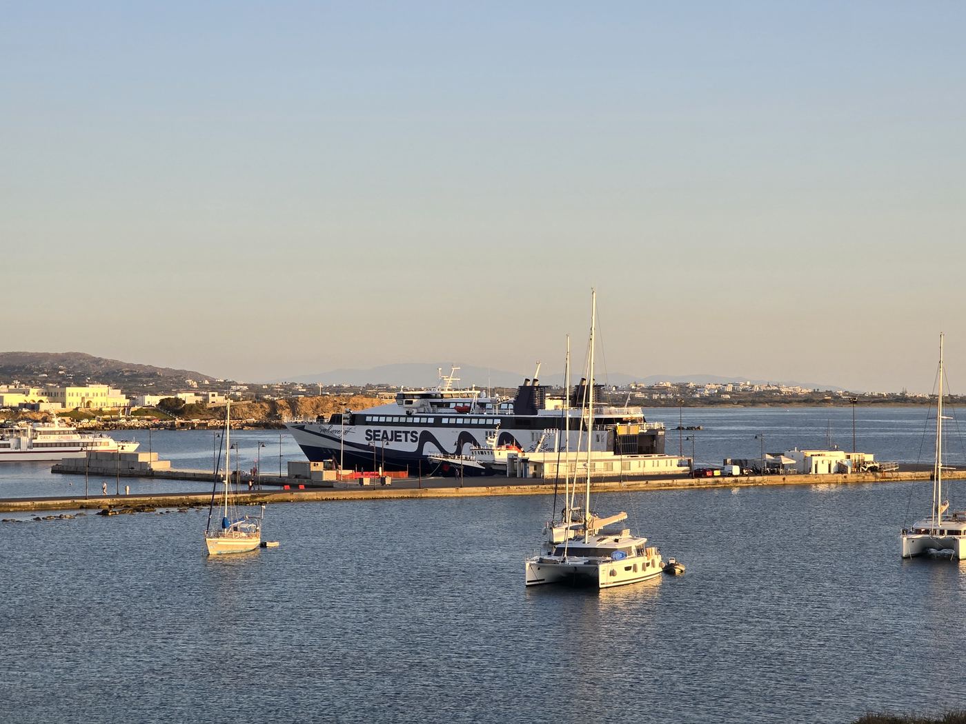 Naxos ferry port