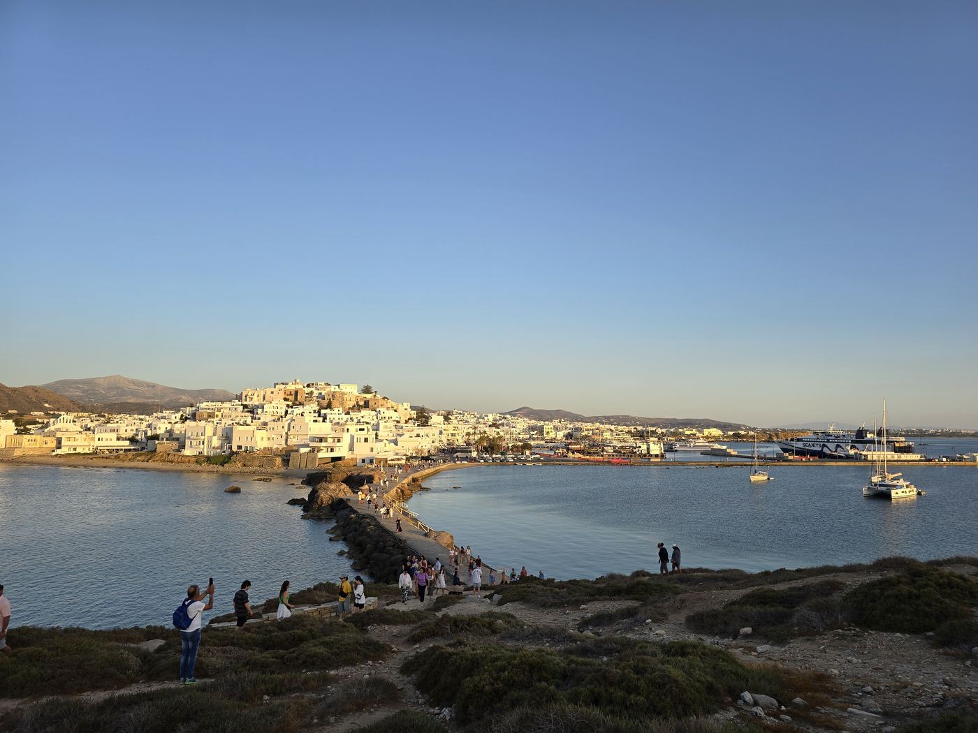 Naxos ferry port