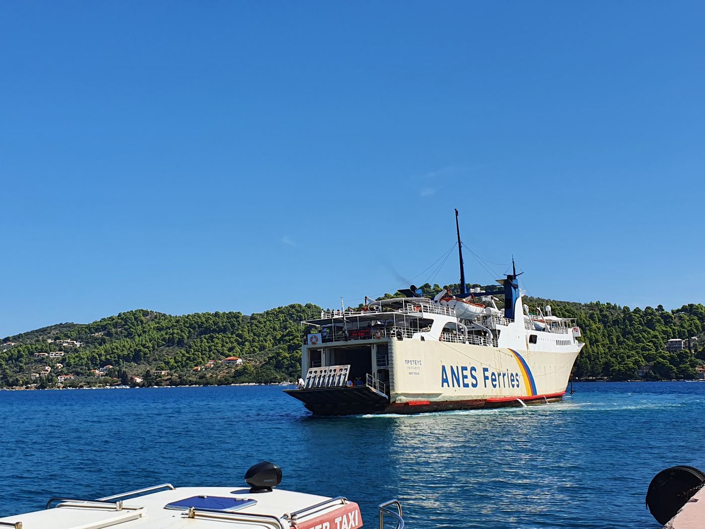 Skiathos ferry port