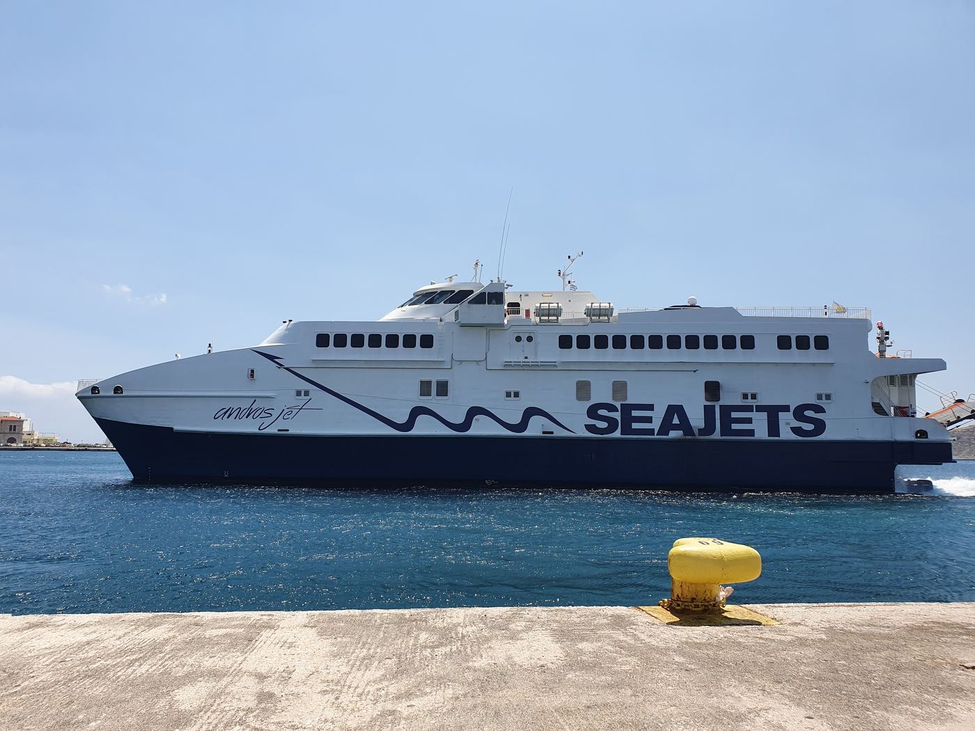 Syros ferry port
