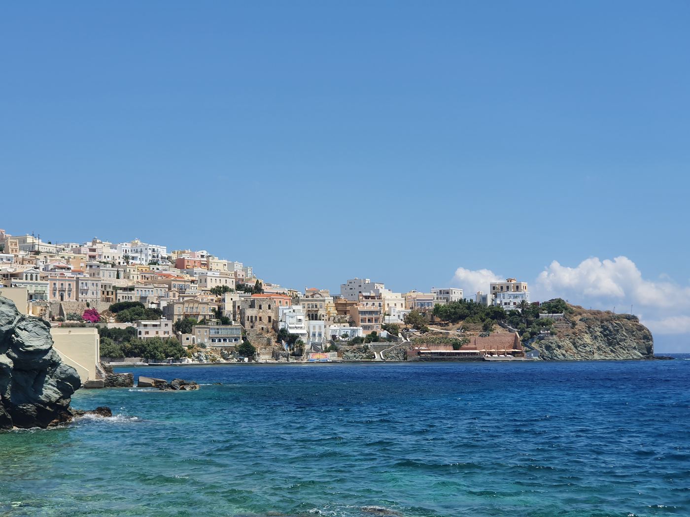 Syros ferry port