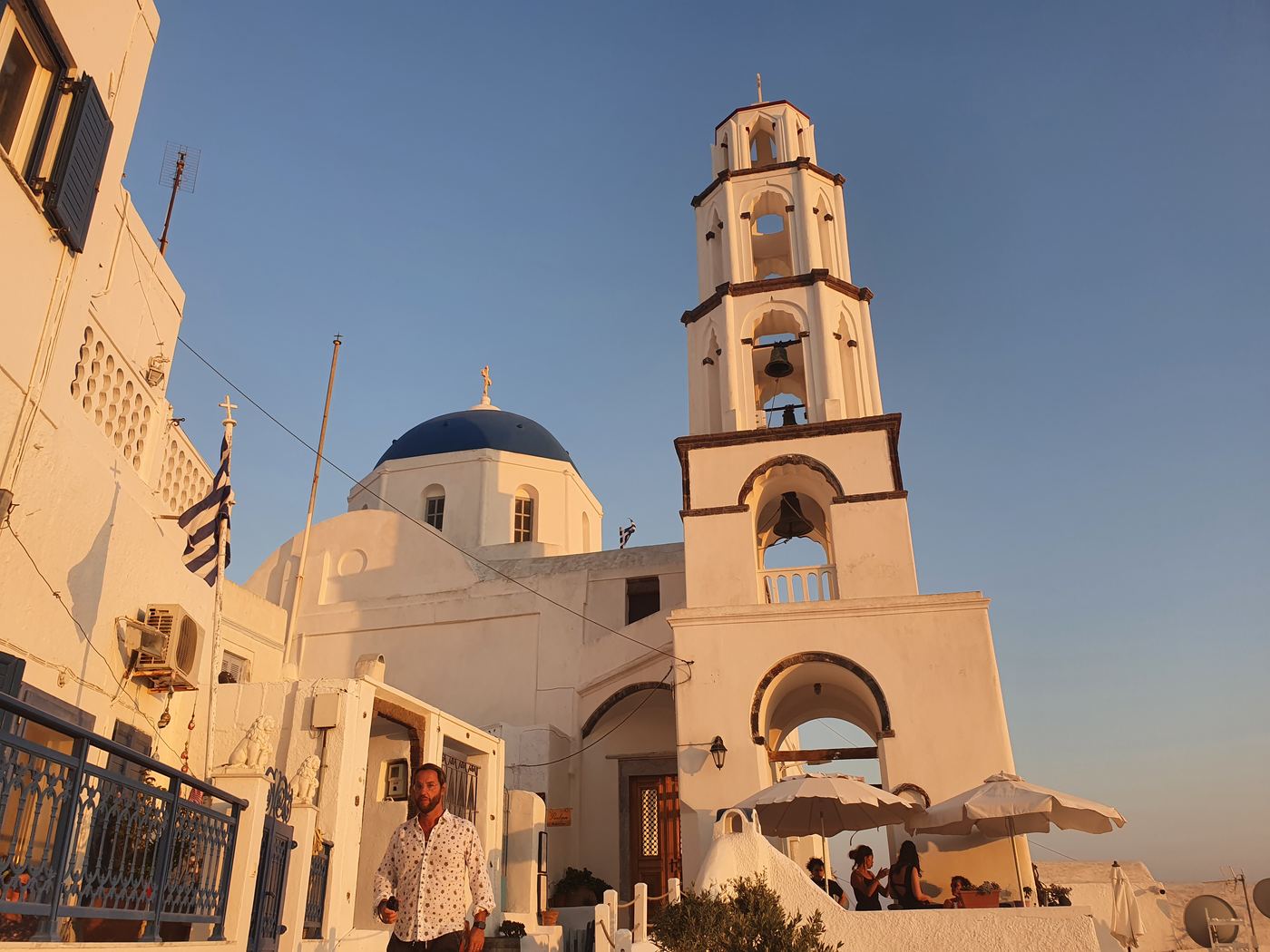 Santorini ferry port