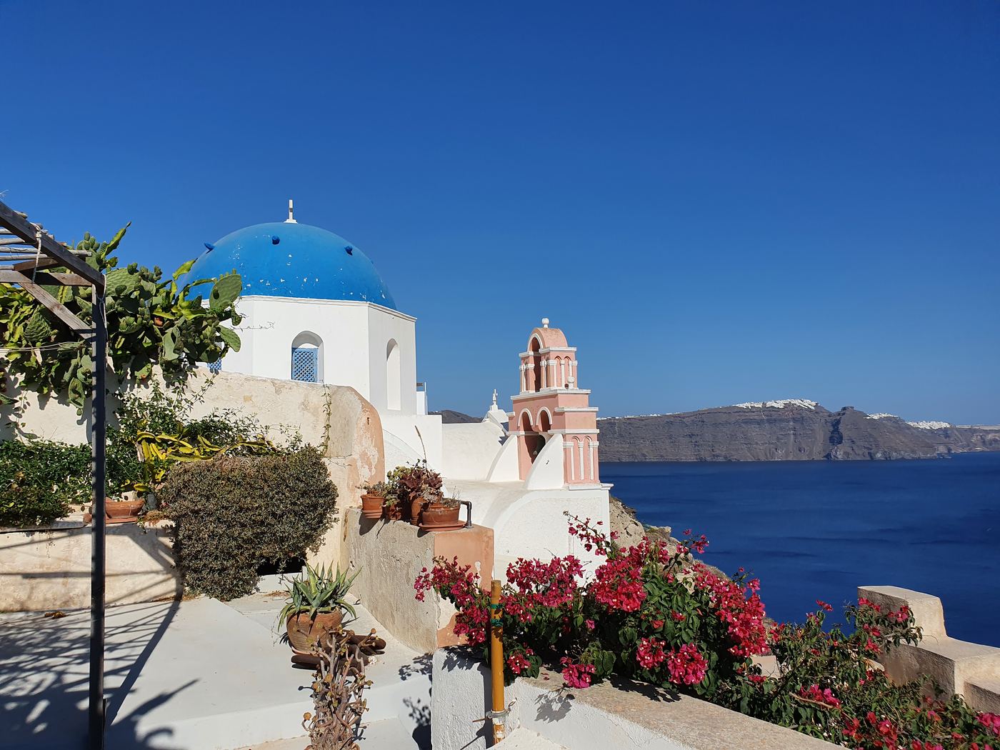 A church in Oia, Santorini, Greece