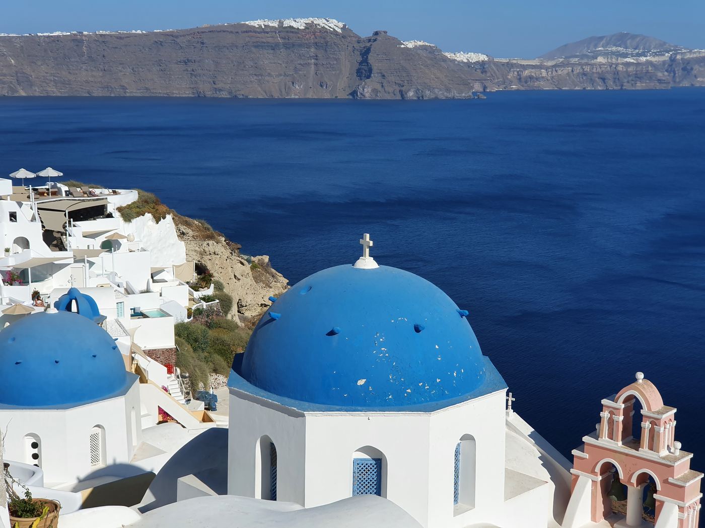 A church in Oia, Santorini, Greece