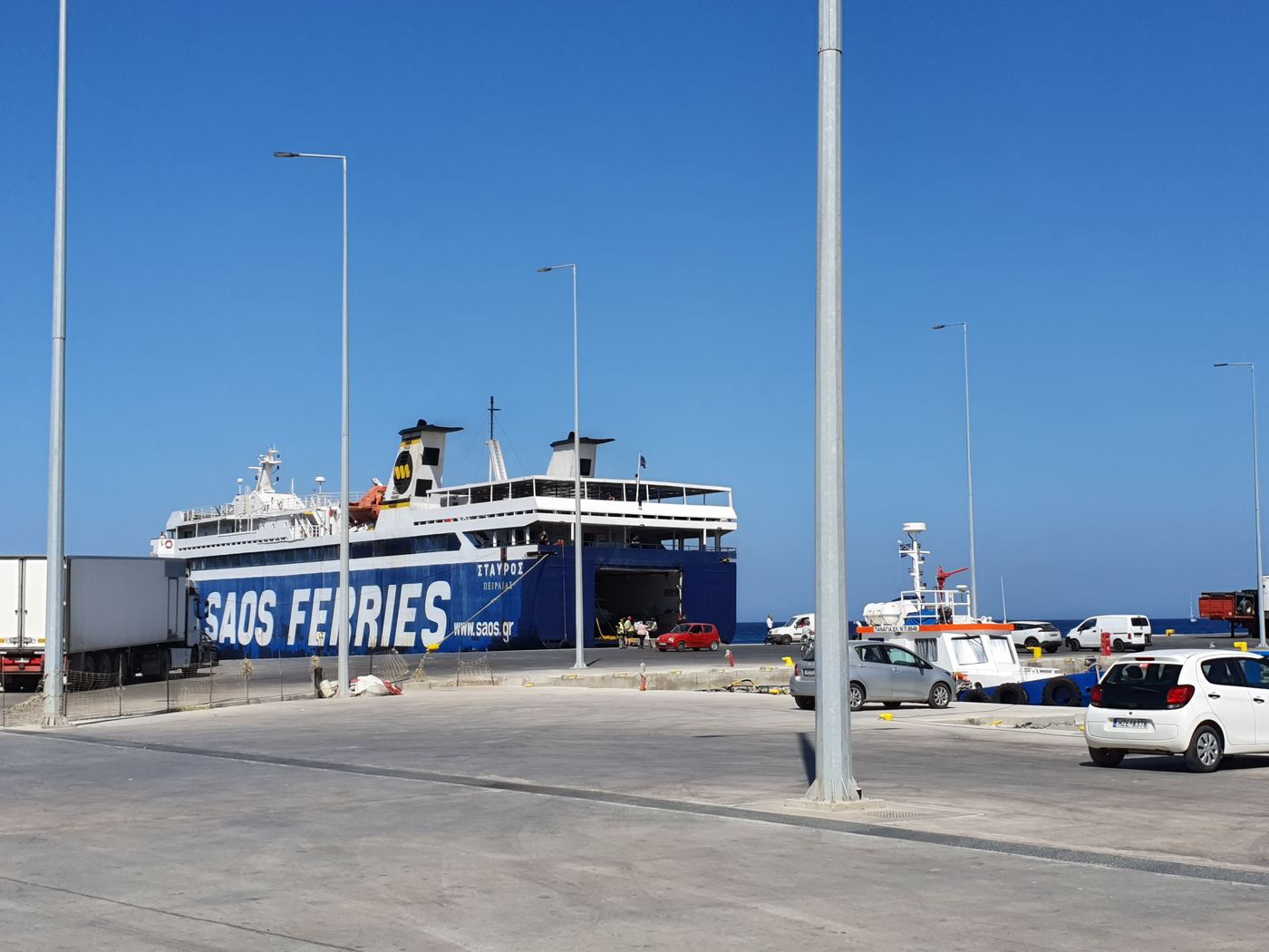 Kos ferry port