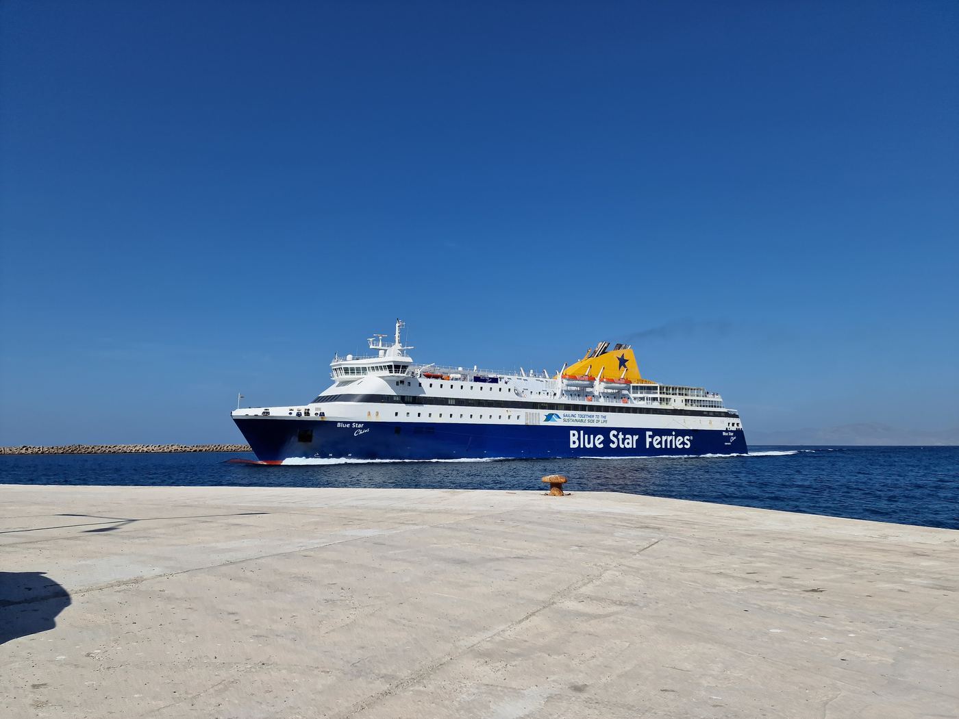 Kassos ferry port