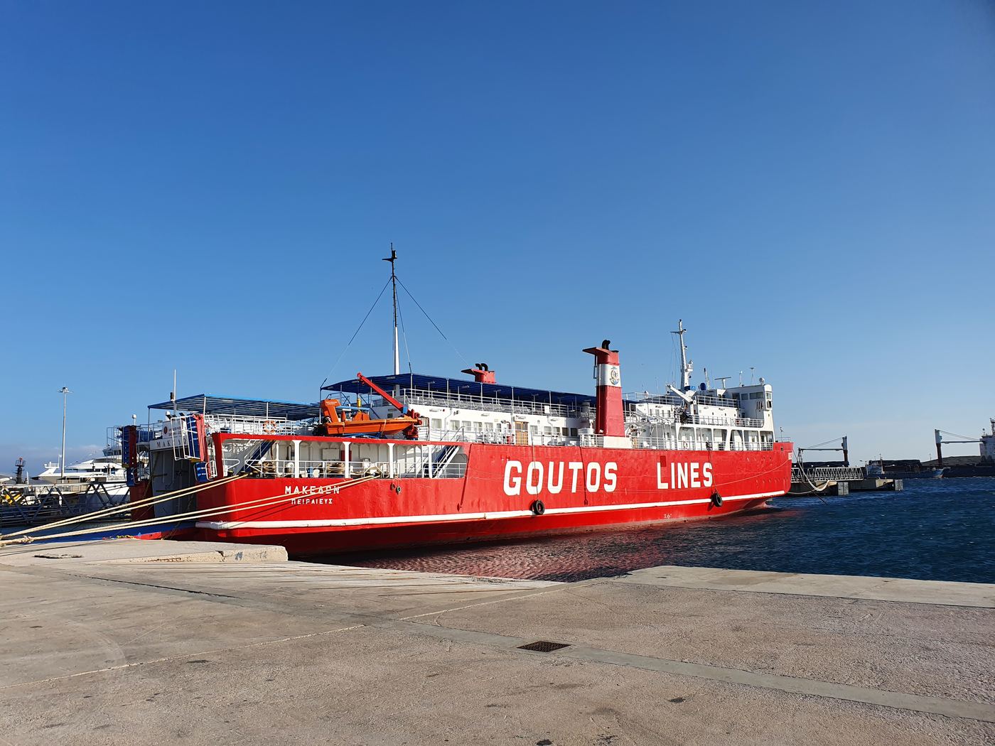 Lavrio ferry port