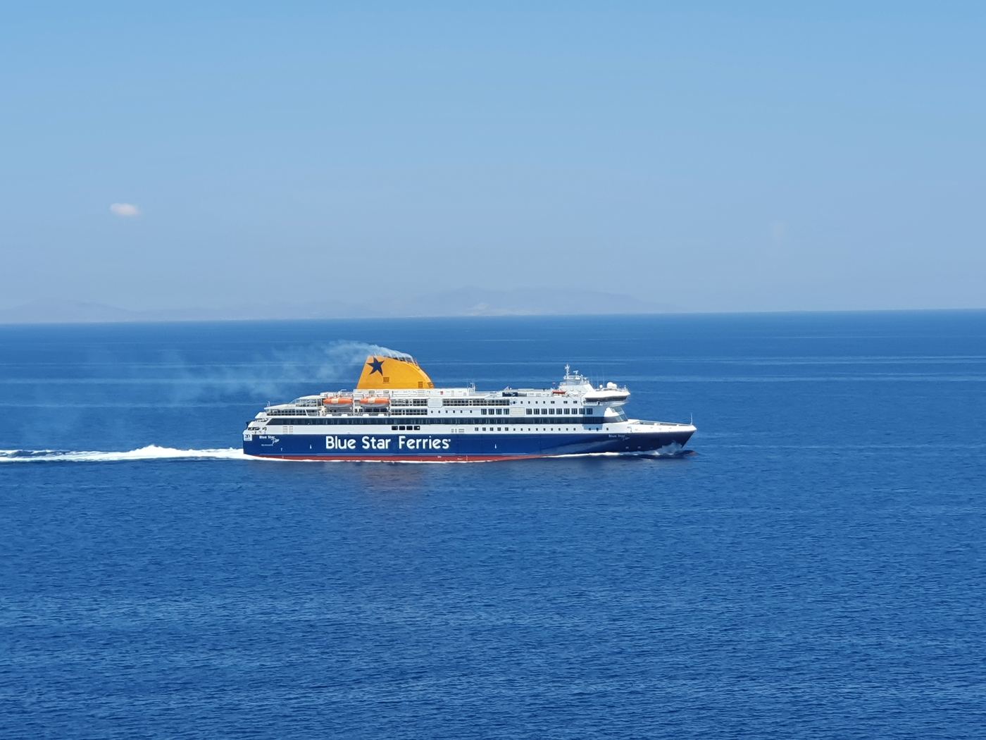 Paros ferry port