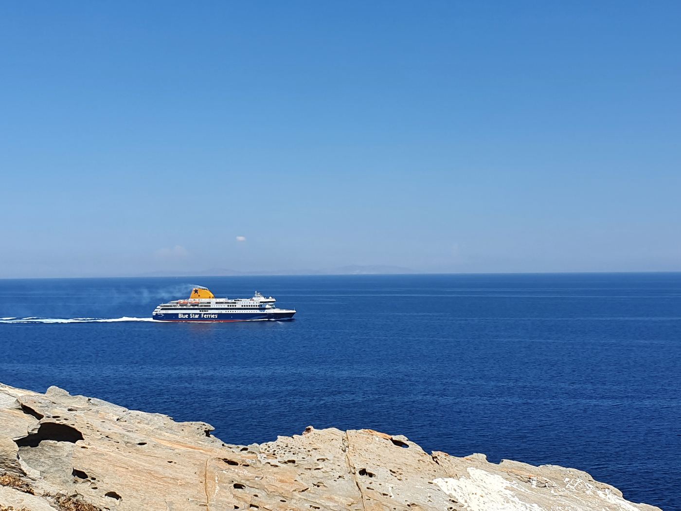 Paros ferry port