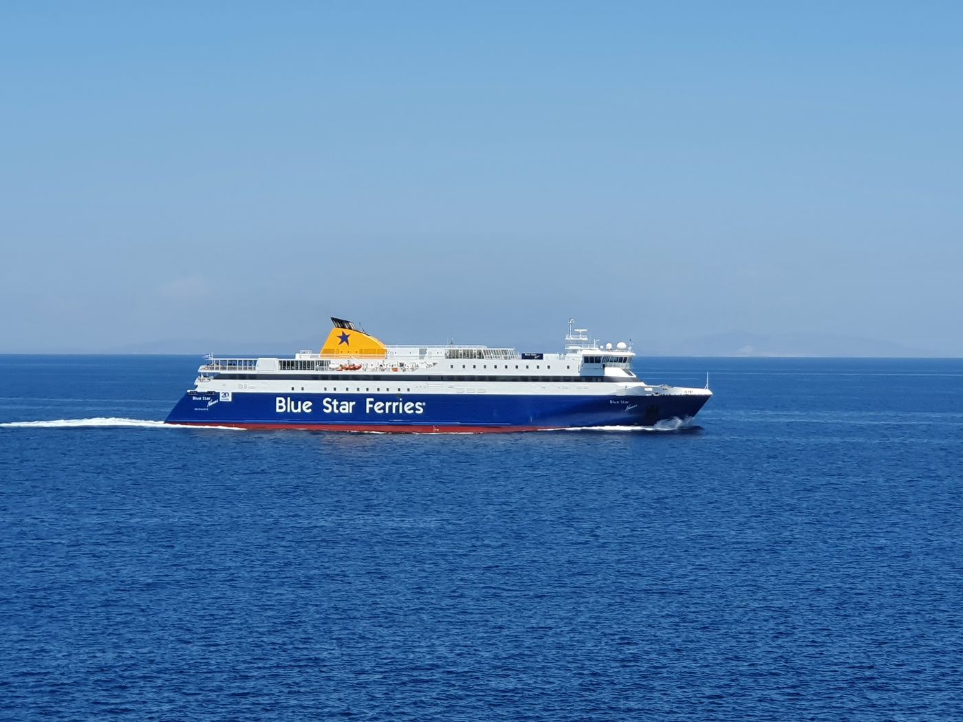 Paros ferry port