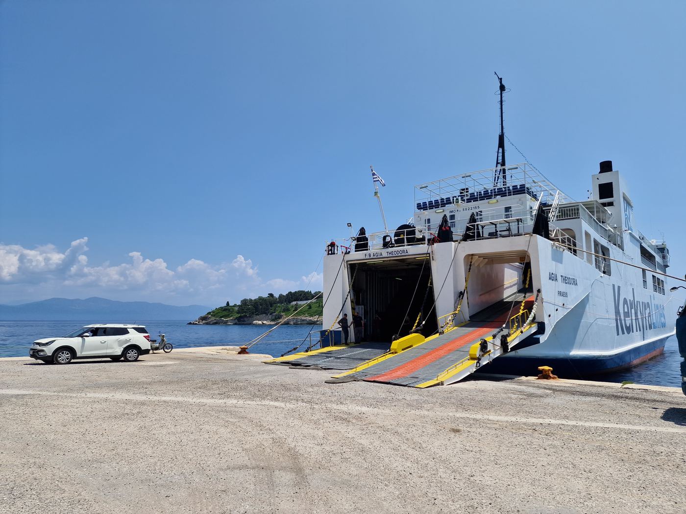 Paxos ferry port