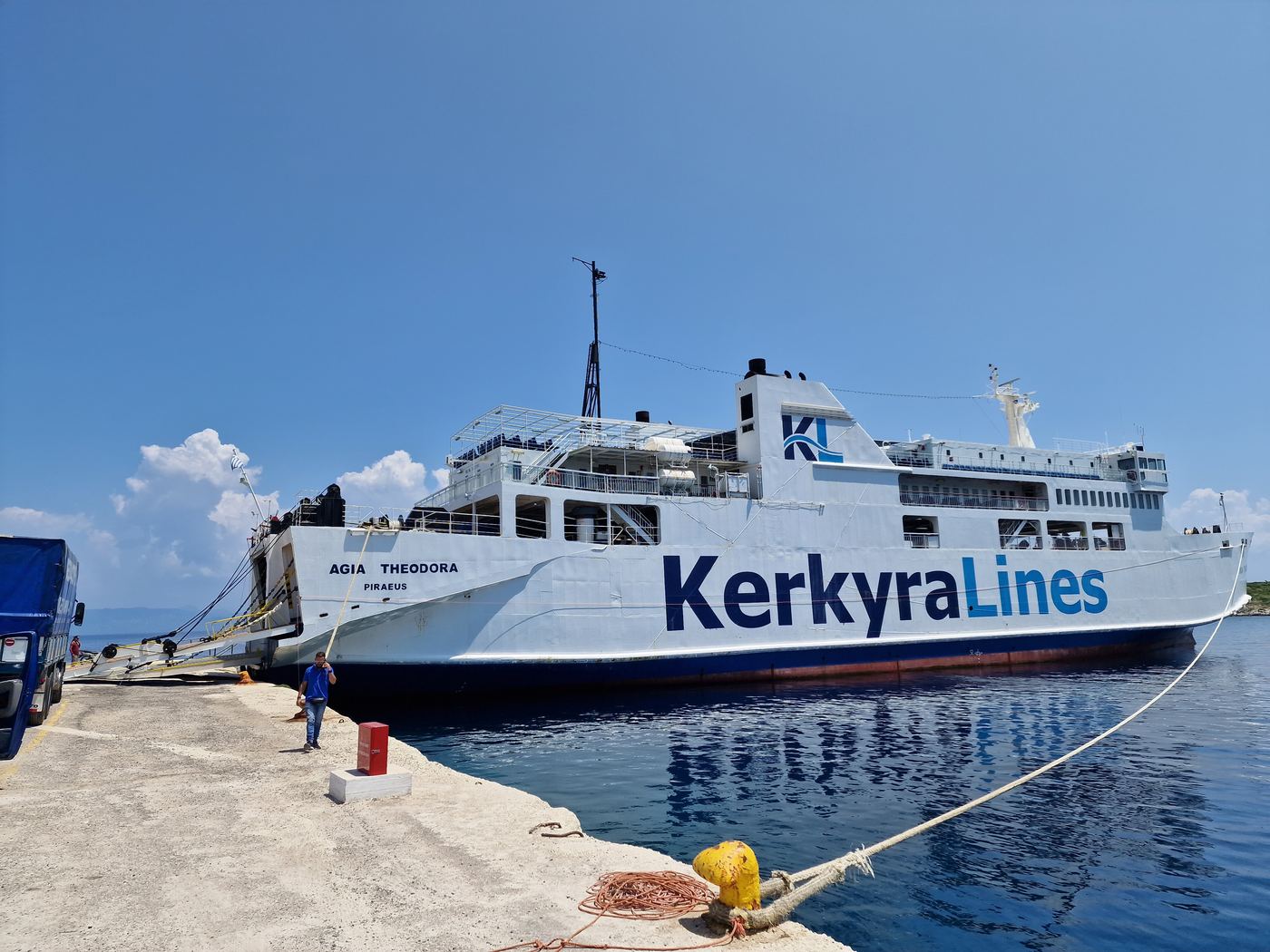 Paxos ferry port