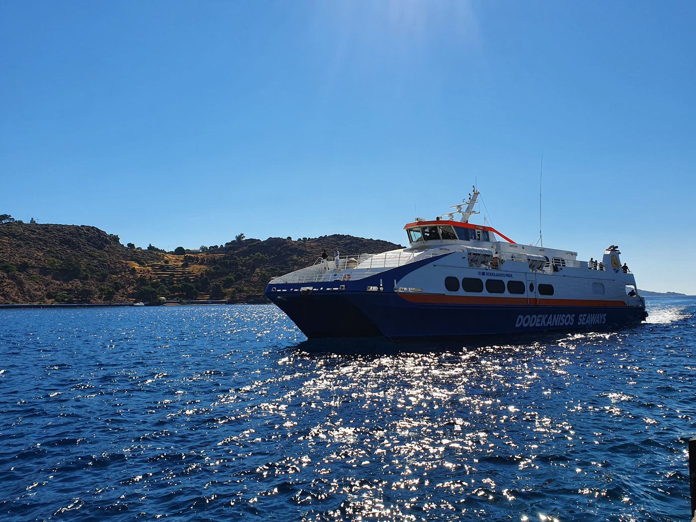 Patmos ferry port