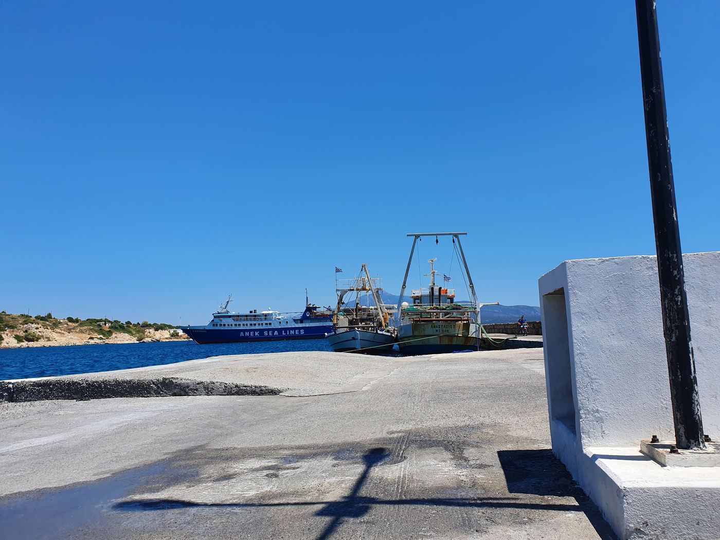 Pythagorio ferry port