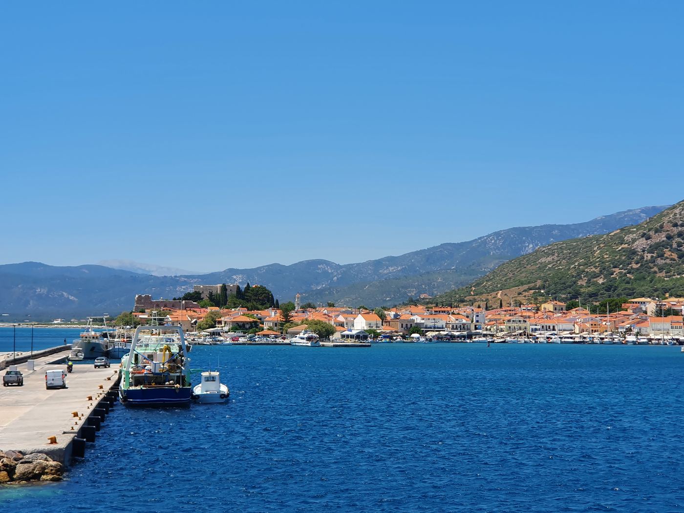 Pythagorio ferry port