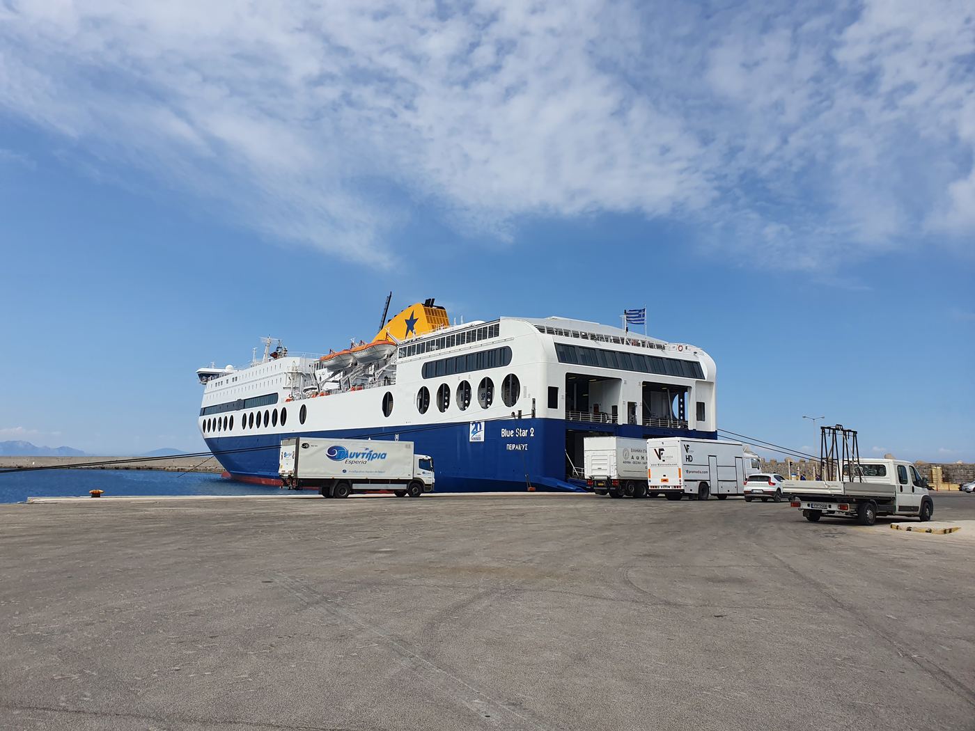 Rhodes ferry port