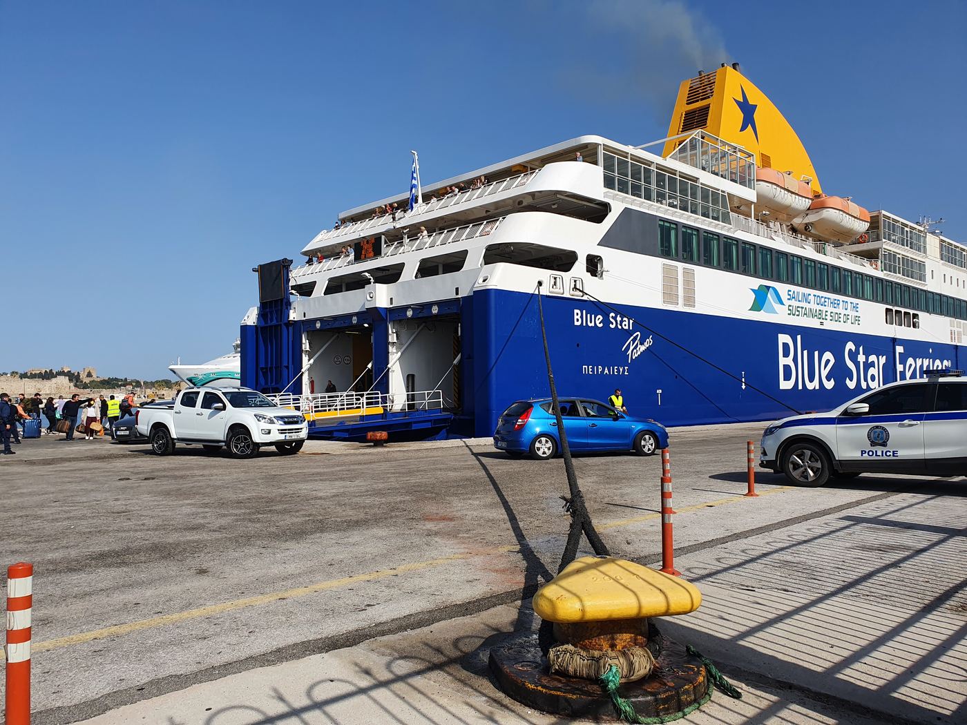 Rhodes ferry port