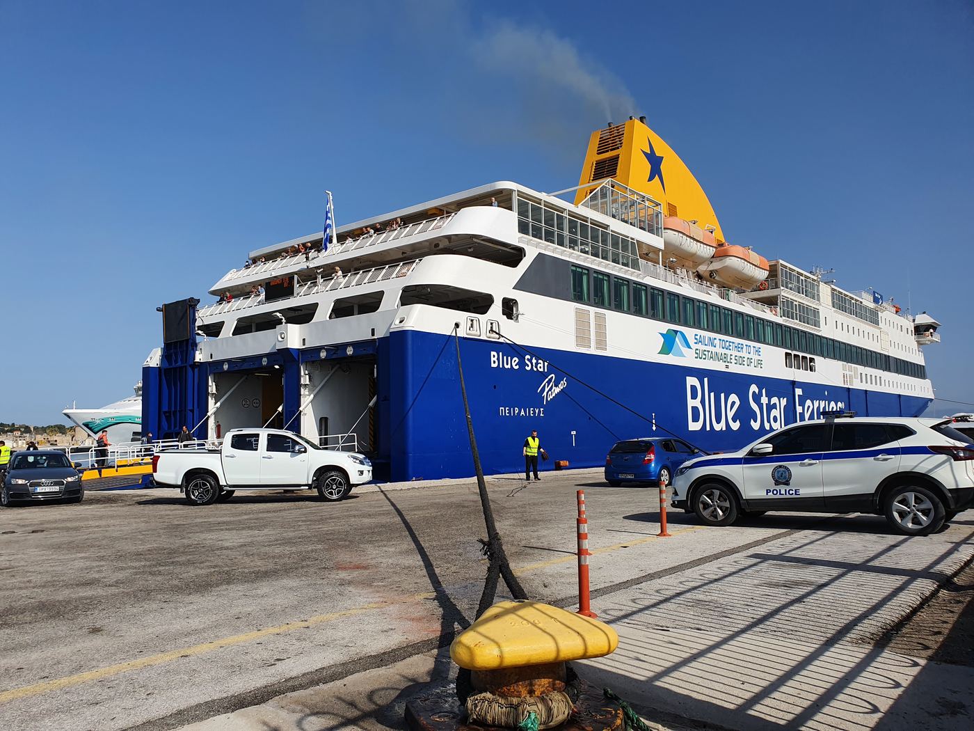 Rhodes ferry port