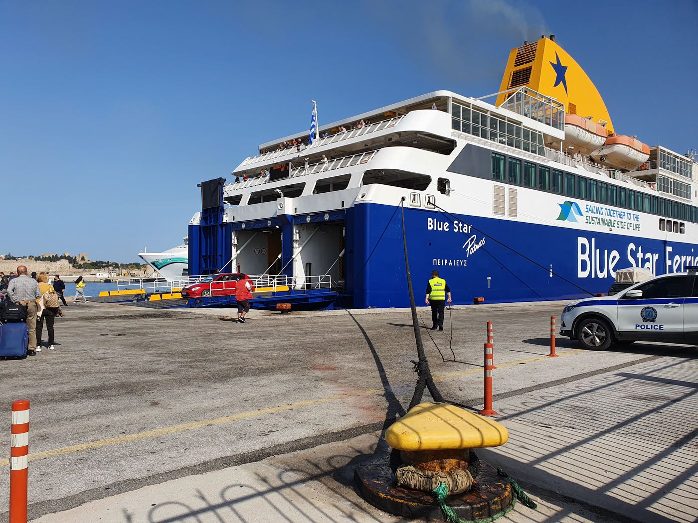 Rhodes ferry port