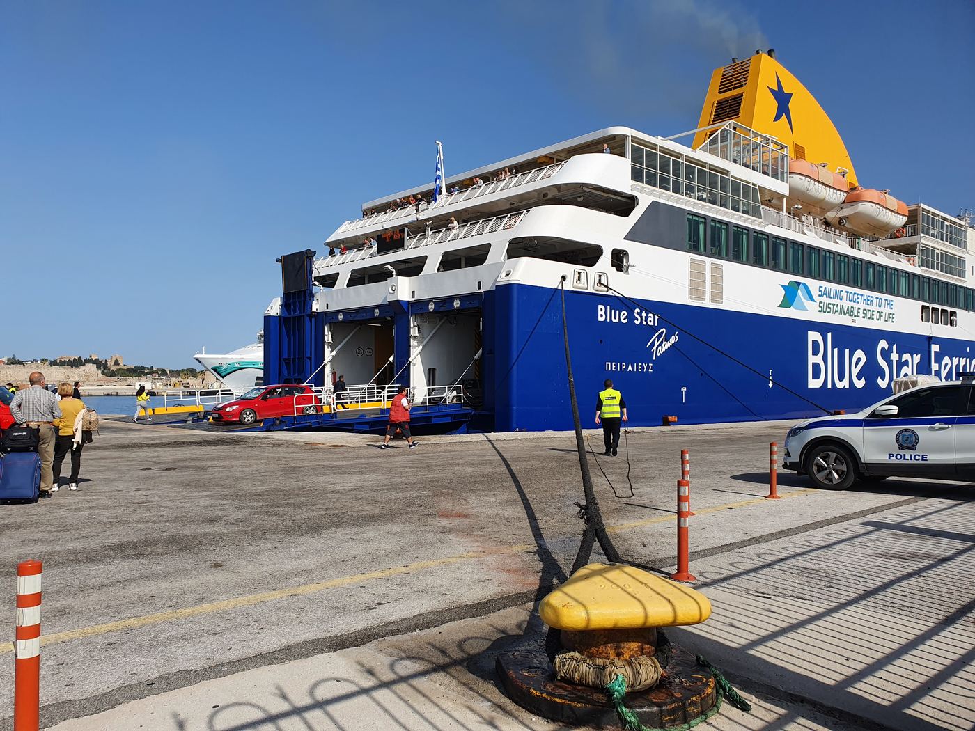Rhodes ferry port