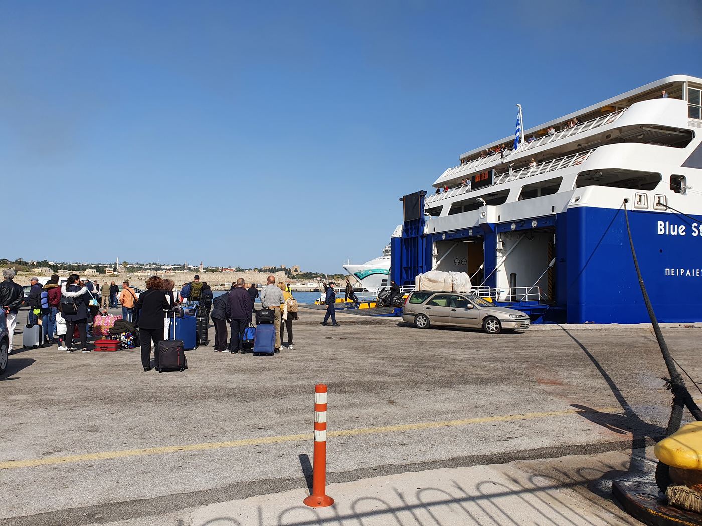 Rhodes ferry port