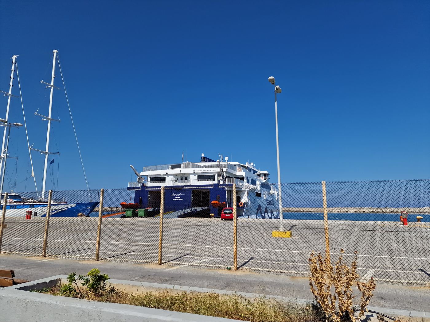 Rethymnon ferry port