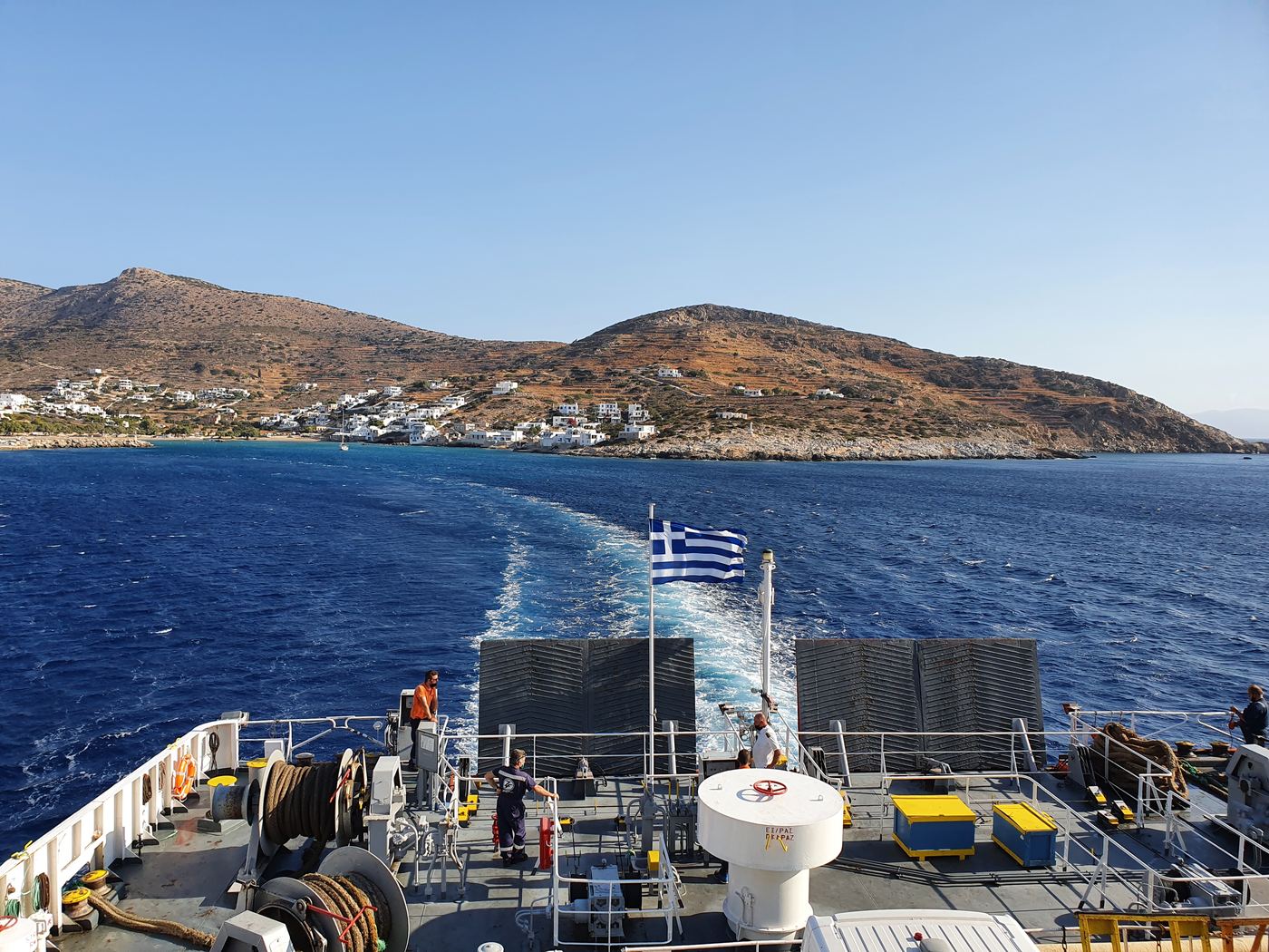 Sikinos ferry port