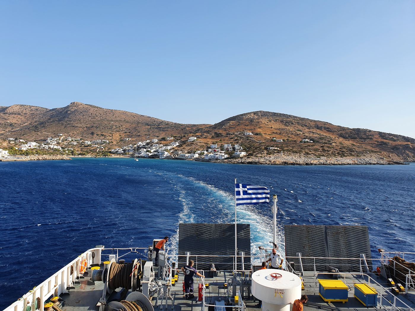 Sikinos ferry port
