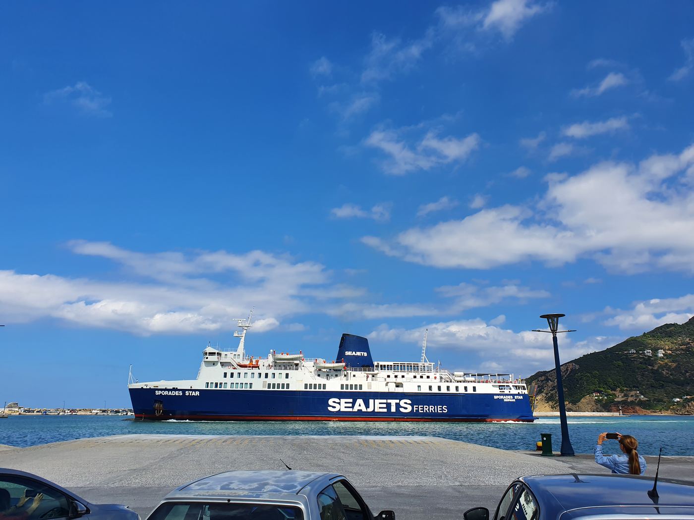 Skopelos ferry port