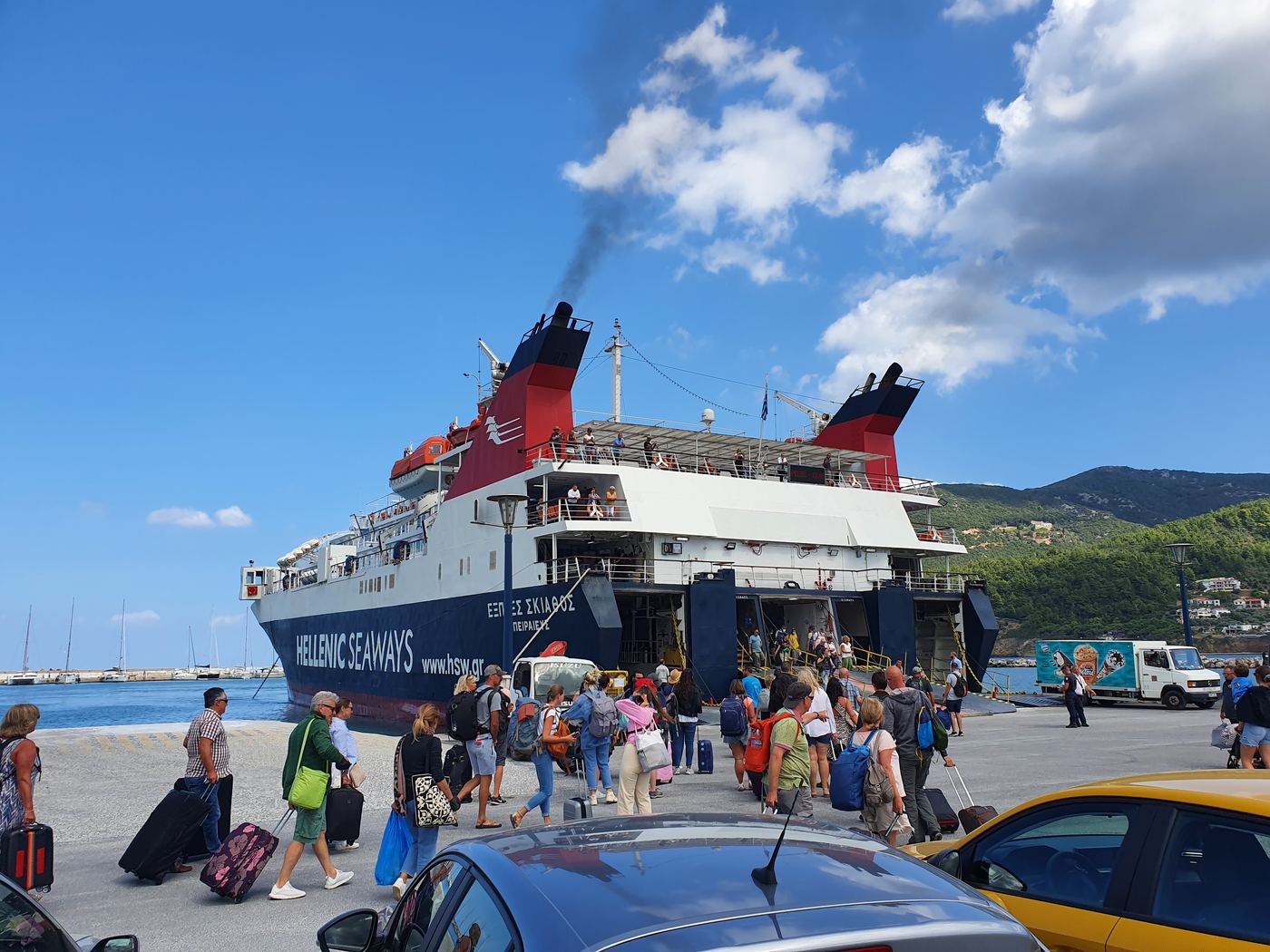 Skopelos ferry port