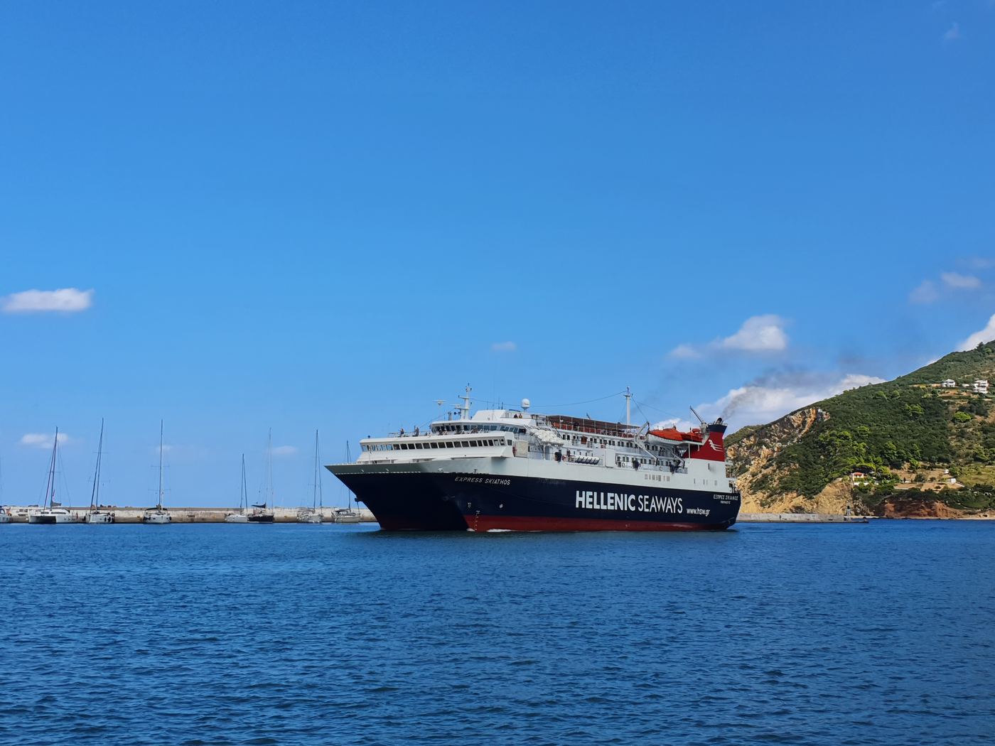 Skopelos ferry port