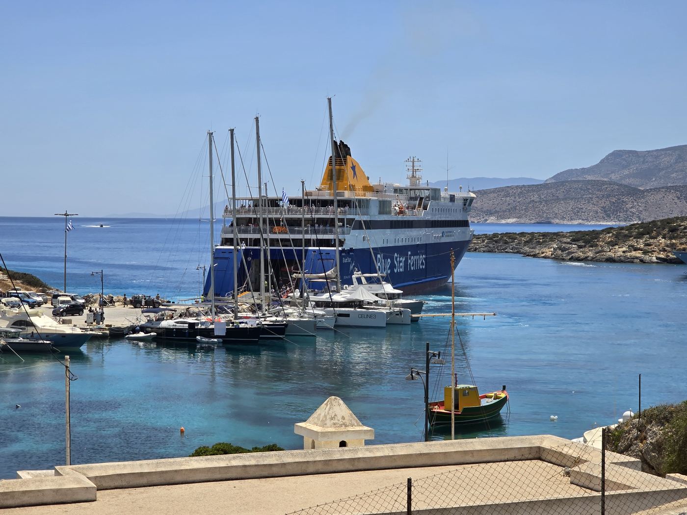 Schinoussa ferry port