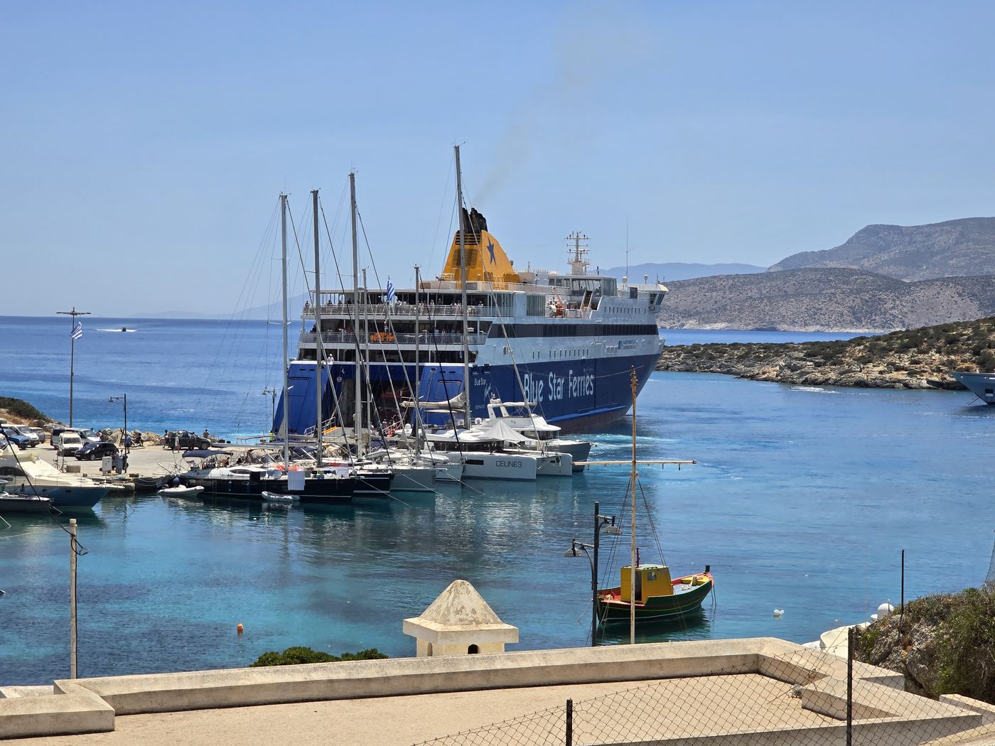 Schinoussa ferry port