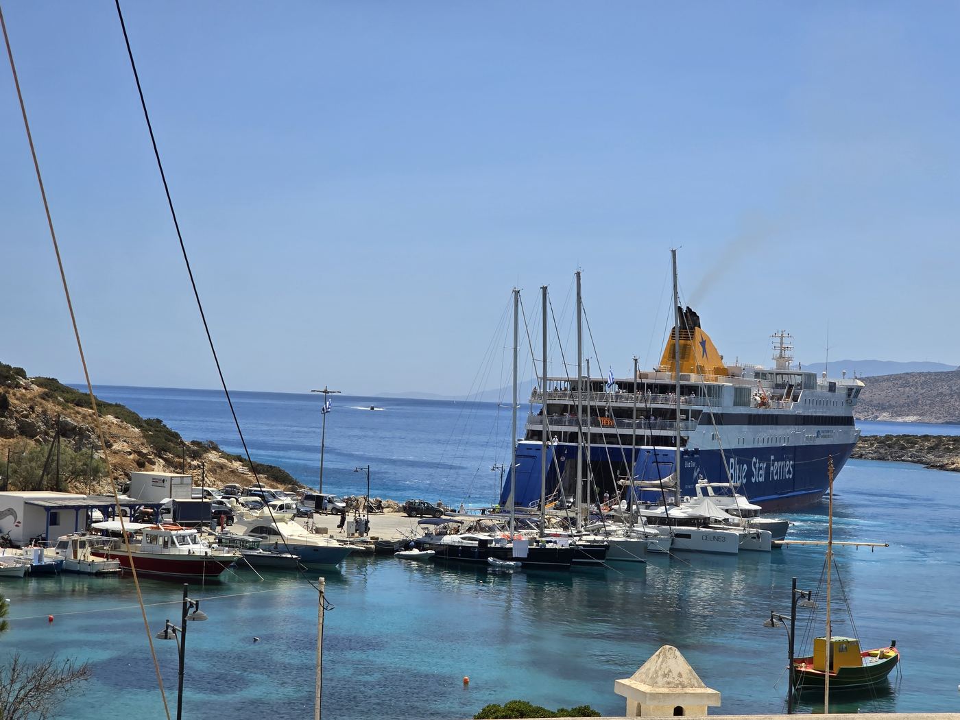 Schinoussa ferry port