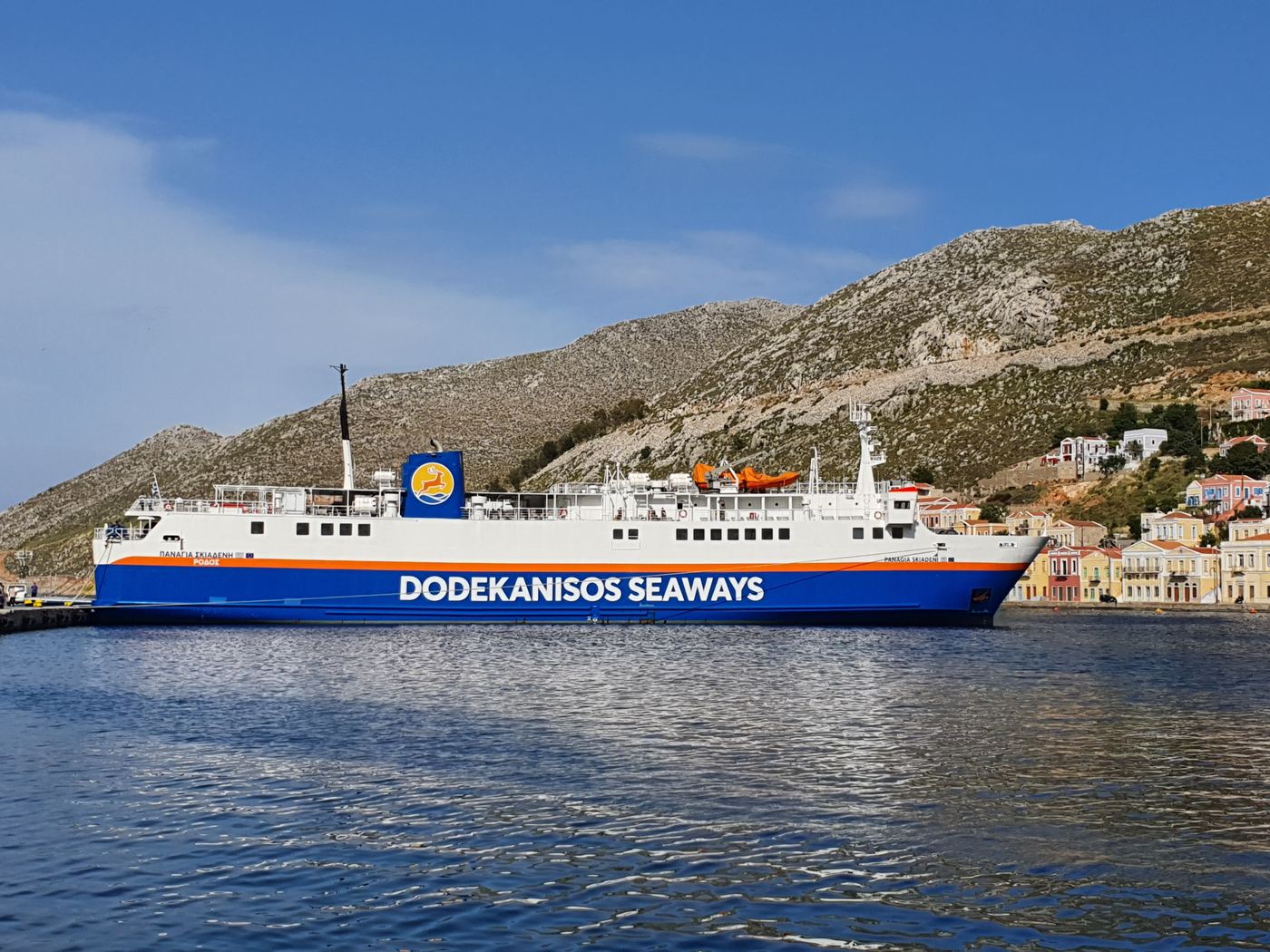 Symi ferry port